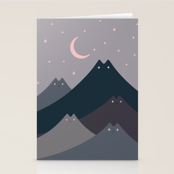 Cat Landscape 116: Starry starry eyes Stationery Card Gallery Image 2