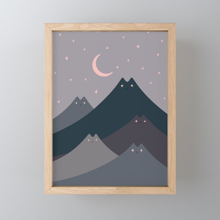 Cat Landscape 116: Starry starry eyes Mini Art Print Gallery Image 1