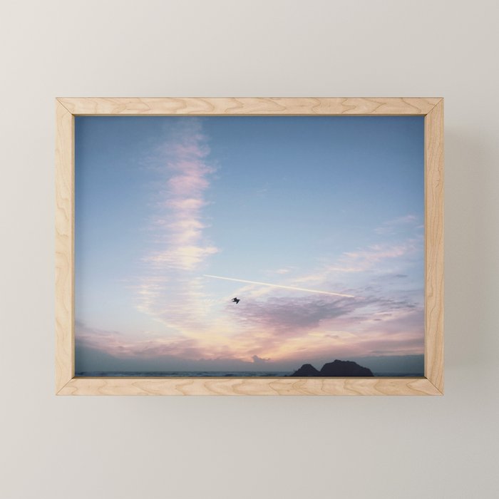 SUNSETS WITH HER II Mini Art Print Gallery Image 1