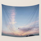 SUNSETS WITH HER II Wall Tapestry Gallery Image 4