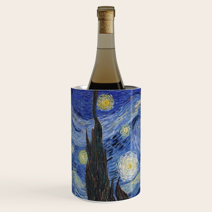 The Starry Night by Vincent van Gogh Wine Chiller Gallery Image 2