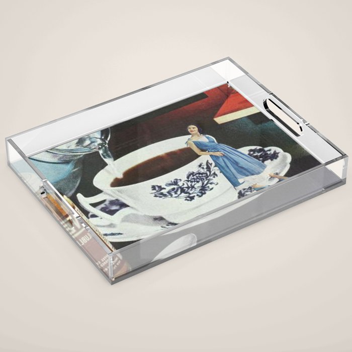 Morning coffee Acrylic Tray Gallery Image 1