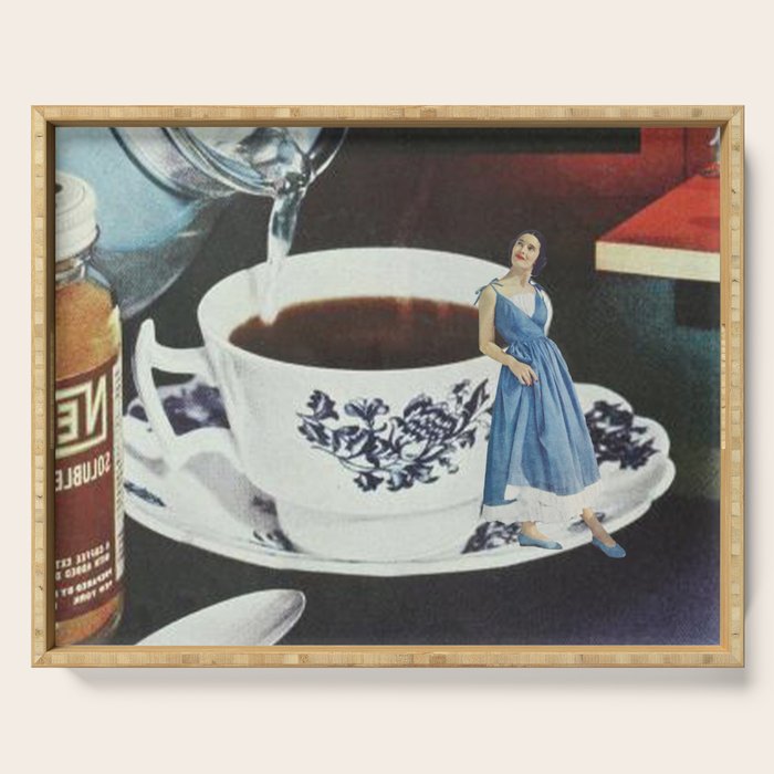 Morning coffee Serving Tray Gallery Image 1