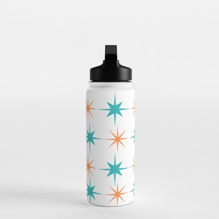 Mid-Century Modern Art Starburst 1.0 Water Bottle Gallery Image 3