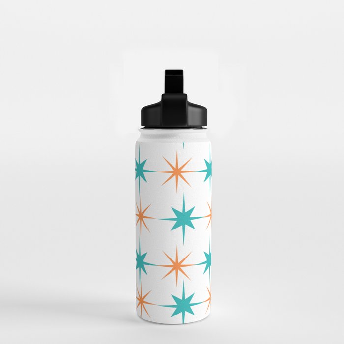 Mid-Century Modern Art Starburst 1.0 Water Bottle Gallery Image 2