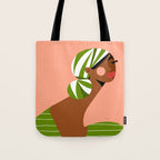 Head Wrapped Beauty Tote Bag Gallery Image 1