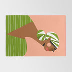 Head Wrapped Beauty Rug Gallery Image 2