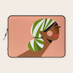 Head Wrapped Beauty Laptop Sleeve Gallery Image 1