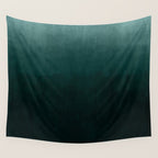 Ombre Emerald Wall Tapestry Gallery Image 4