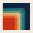 Retro 70s Color Palette III Wood Wall Art Gallery Image 1