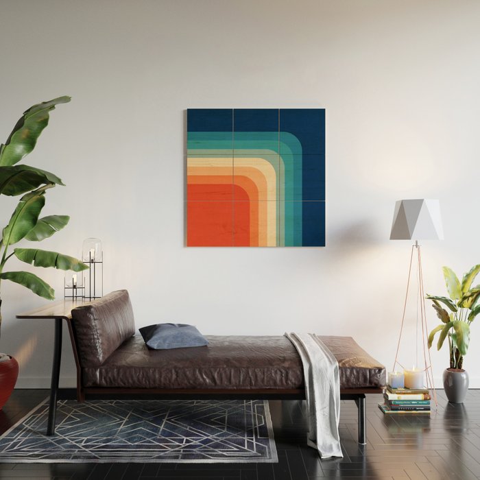 Retro 70s Color Palette III Wood Wall Art Gallery Image 2