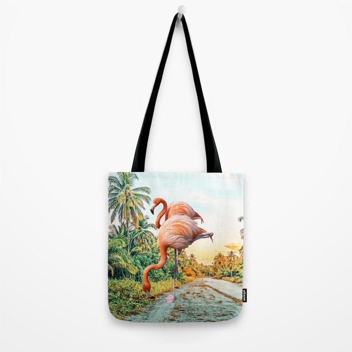 Flamingo Vacay #photography #surrealism Tote Bag Gallery Image 2