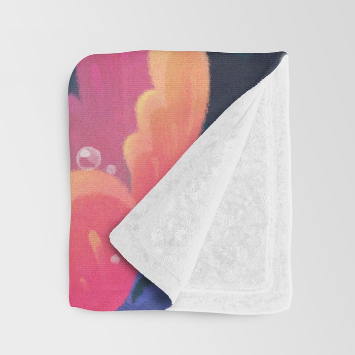 Flower guppy Throw Blanket Gallery Image 3