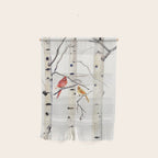 Birch Trees and Cardinal Wall Hanging Gallery Image 1