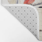 Birch Trees and Cardinal Bath Mat Gallery Image 2