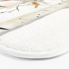Birch Trees and Cardinal Bath Mat Gallery Image 3
