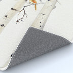 Birch Trees and Cardinal Rug Gallery Image 4