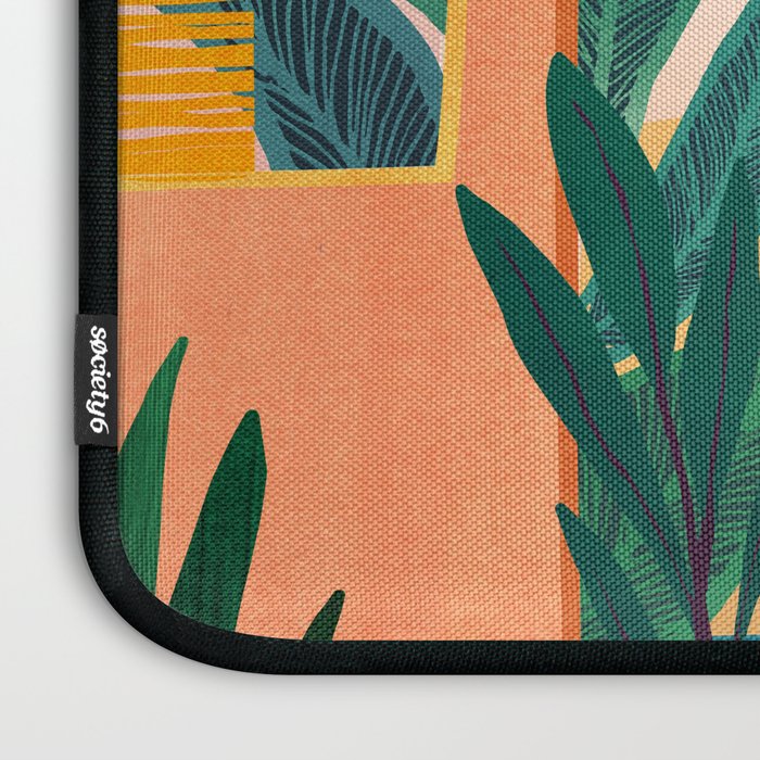 Santa Fe Oasis Desert Landscape with Plants Laptop Sleeve Gallery Image 3