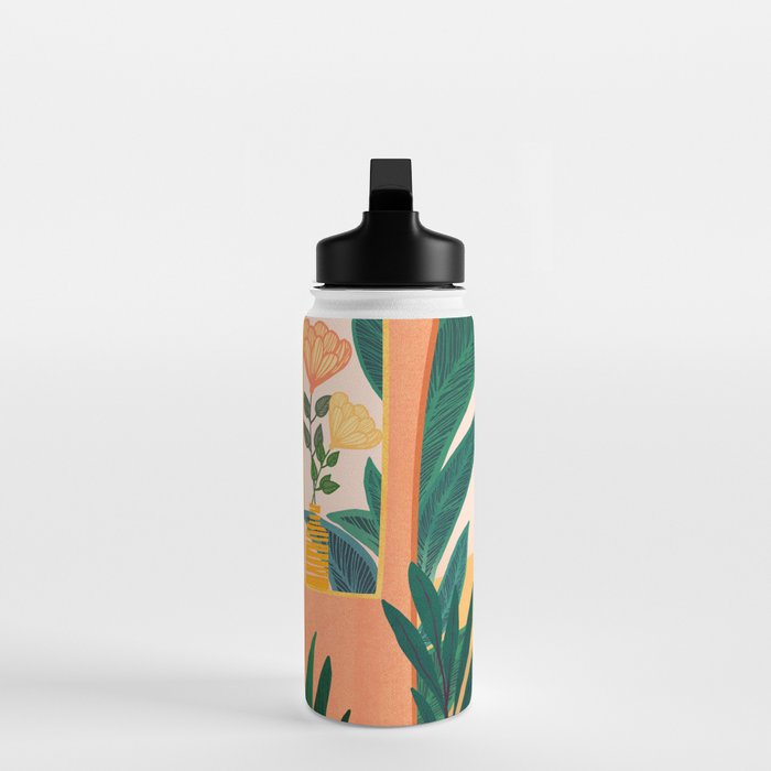 Santa Fe Oasis Desert Landscape with Plants Water Bottle Gallery Image 3