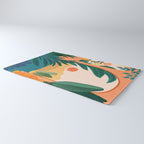 Santa Fe Oasis Desert Landscape with Plants Rug Gallery Image 3