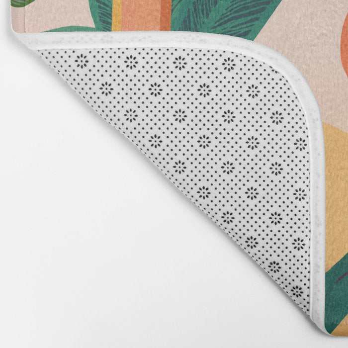 Santa Fe Oasis Desert Landscape with Plants Bath Mat Gallery Image 2