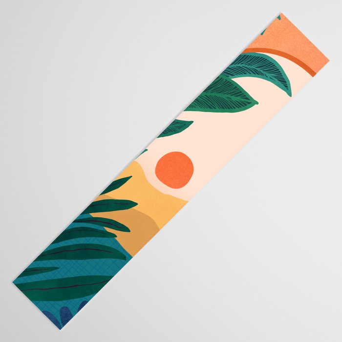 Santa Fe Oasis Desert Landscape with Plants Table Runner Gallery Image 3