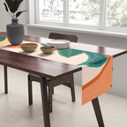 Santa Fe Oasis Desert Landscape with Plants Table Runner Gallery Image 2