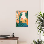 Santa Fe Oasis Desert Landscape with Plants Poster Gallery Image 2