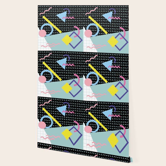 Memphis Pattern 6 - 80s - 90s - Retro Wallpaper Gallery Image 2