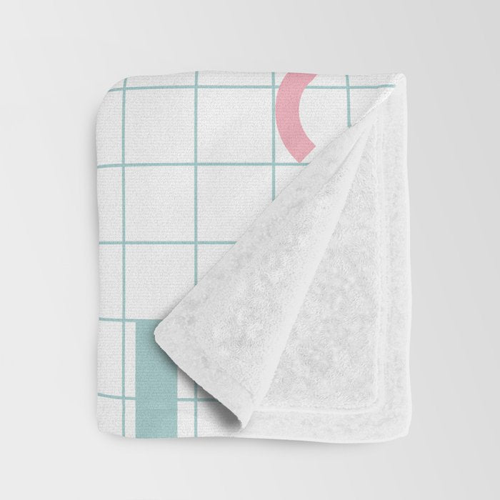 Memphis Pattern 6 - 80s - 90s - Retro Throw Blanket Gallery Image 3