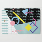 Memphis Pattern 6 - 80s - 90s - Retro Cutting Board Gallery Image 1