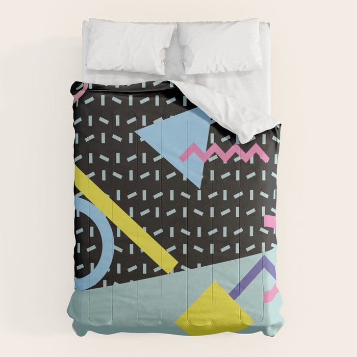 Memphis Pattern 6 - 80s - 90s - Retro Comforter Gallery Image 6