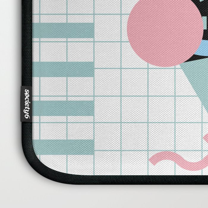 Memphis Pattern 6 - 80s - 90s - Retro Laptop Sleeve Gallery Image 3