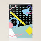 Memphis Pattern 6 - 80s - 90s - Retro Stationery Card Gallery Image 2