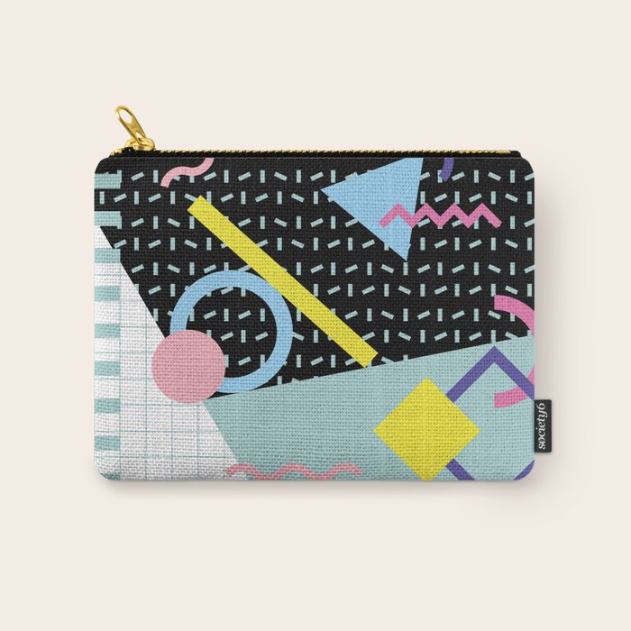 Memphis Pattern 6 - 80s - 90s - Retro Carry All Pouch Gallery Image 1
