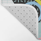 Memphis Pattern 6 - 80s - 90s - Retro Bath Mat Gallery Image 2
