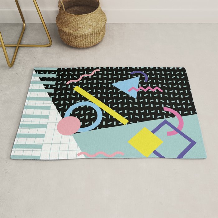 Memphis Pattern 6 - 80s - 90s - Retro Rug Gallery Image 1