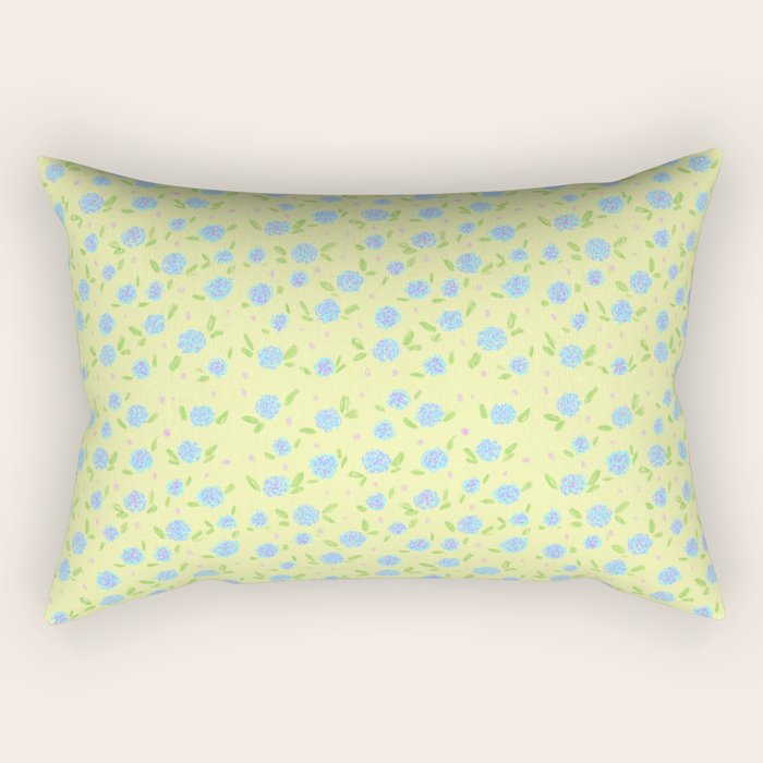 Sunlit Blooms Rectangular Pillow Gallery Image 2