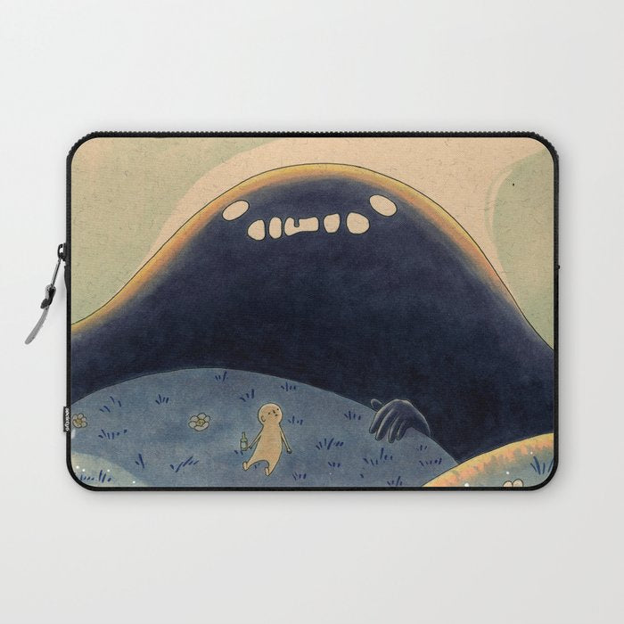 The Fear (Blue) Laptop Sleeve Gallery Image 1