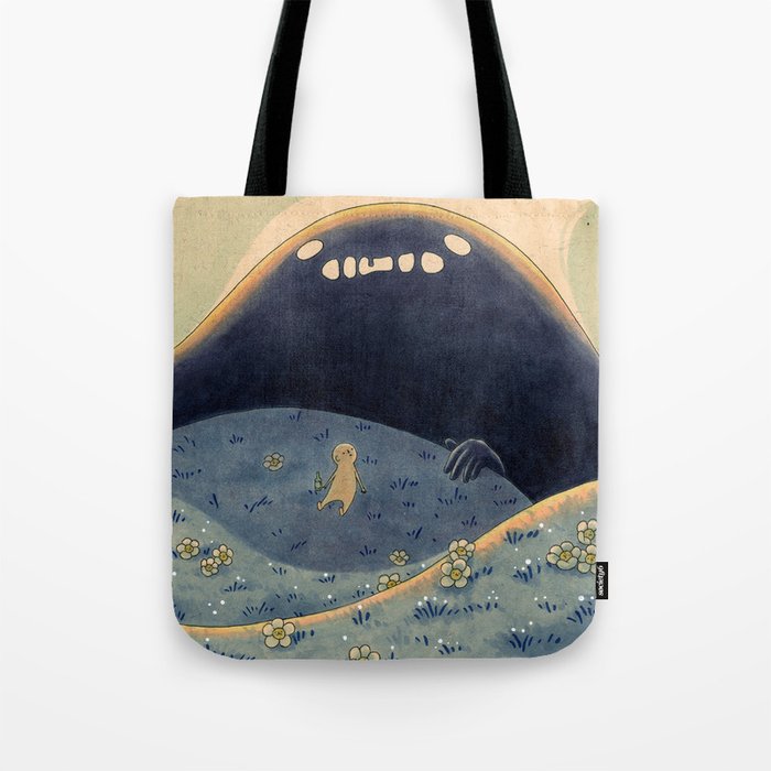 The Fear (Blue) Tote Bag Gallery Image 1