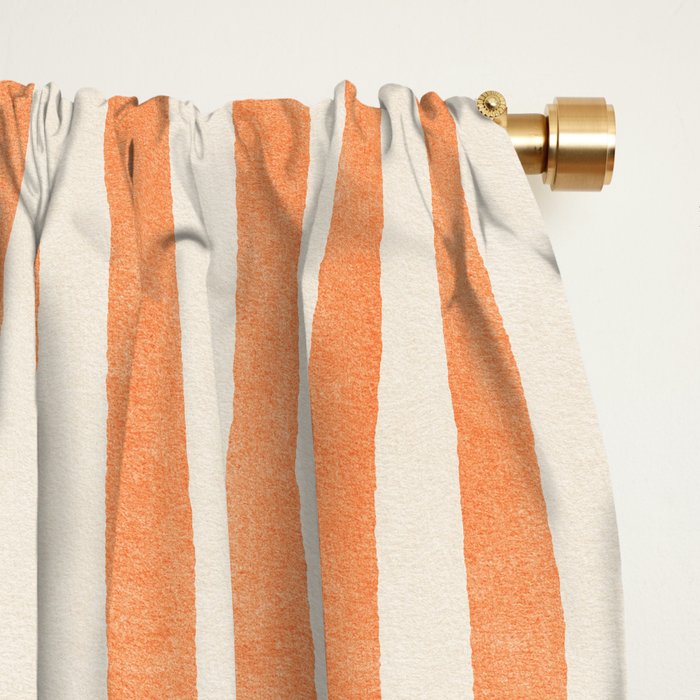 STRIPES - 07 - Cookie Window Curtain Gallery Image 2