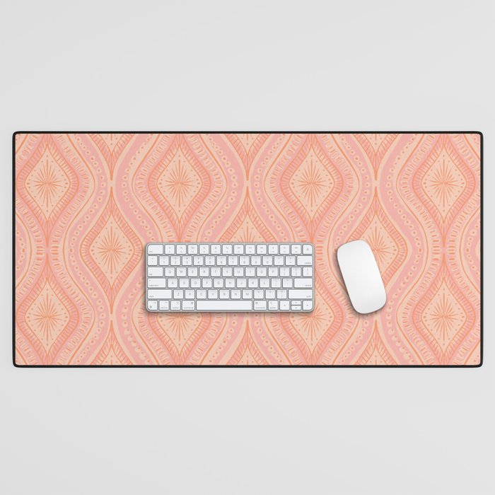 Hand-drawn Symmetrical Pattern #2 Desk Mat Gallery Image 1
