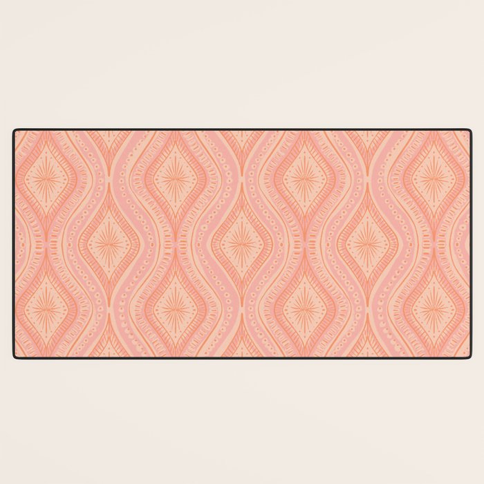 Hand-drawn Symmetrical Pattern #2 Desk Mat Gallery Image 3