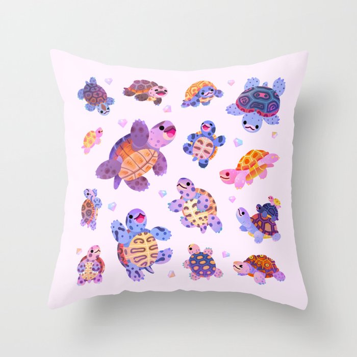 Diamondback terrapin Throw Pillow Gallery Image 6