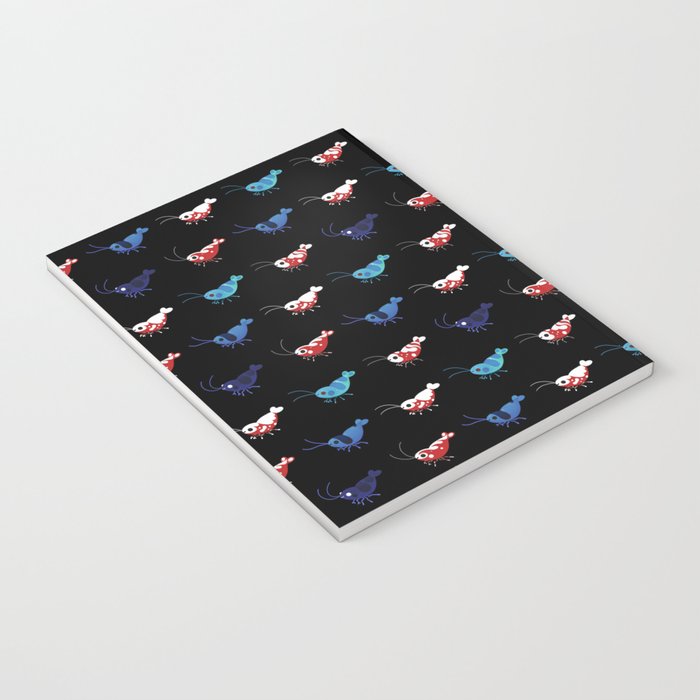 Red and blue shrimp Notebook Gallery Image 3