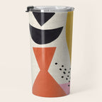 Yellow And Green Shards Travel Mug Gallery Image 3