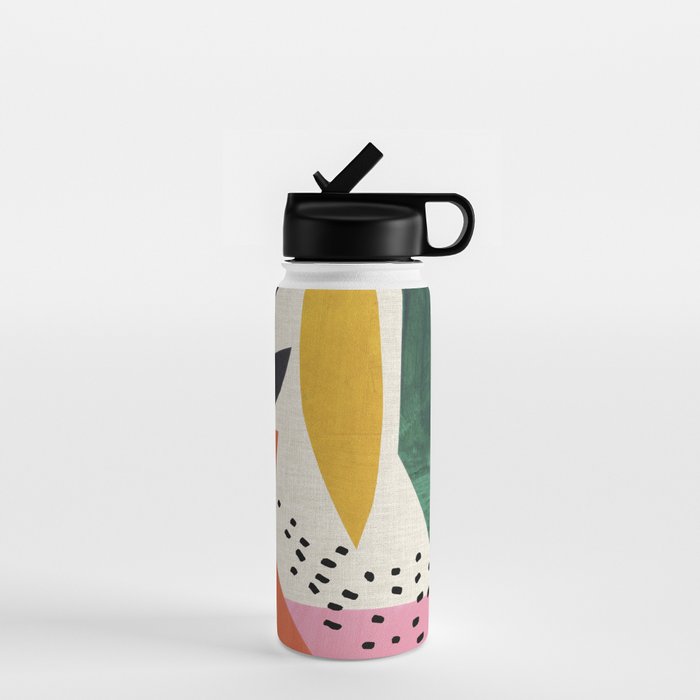 Yellow And Green Shards Water Bottle Gallery Image 1