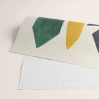 Yellow And Green Shards Wrapping Paper Gallery Image 2