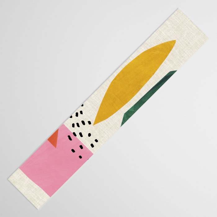 Yellow And Green Shards Table Runner Gallery Image 3