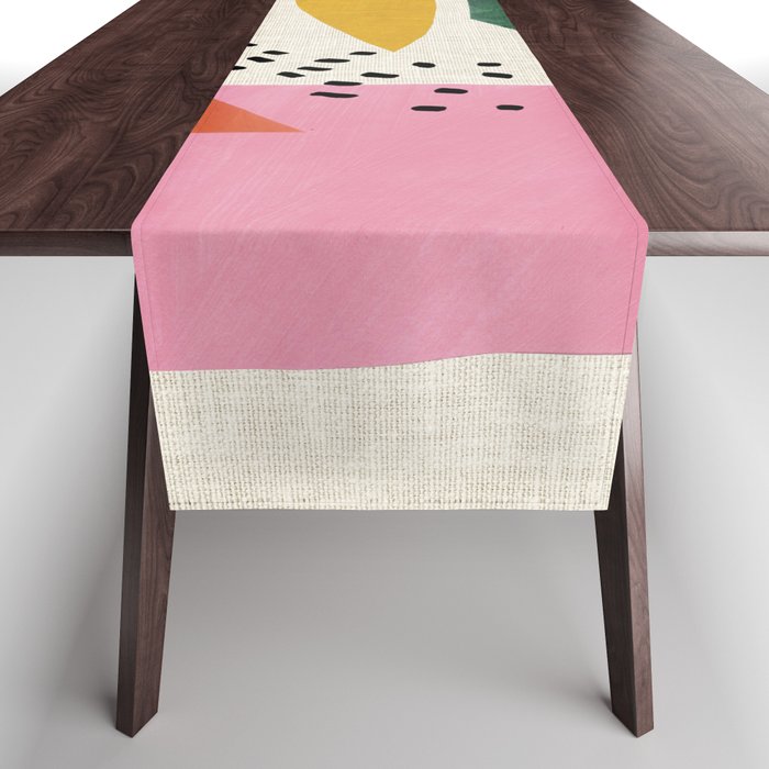 Yellow And Green Shards Table Runner Gallery Image 1
